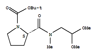 N-boc-l-proline (2,2-dimethoxy-ethyl)-methylamide Structure,864754-41-6Structure