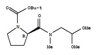 N-boc-d-proline (2,2-dimethoxy-ethyl)-methylamide Structure,864754-42-7Structure