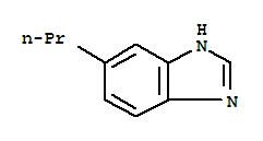 (9ci)-5-丙基-1H-苯并咪唑结构式_86774-38-1结构式