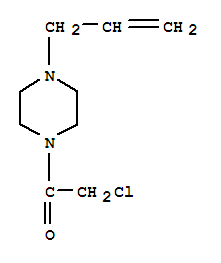 (9ci)-1-(氯乙酰基)-4-(2-丙烯基)-哌嗪结构式_86780-40-7结构式