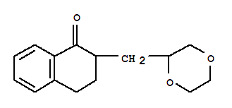 1(2H)-naphthalenone,2-(1,4-dioxan-2-ylmethyl)-3,4-dihydro- Structure,869483-20-5Structure