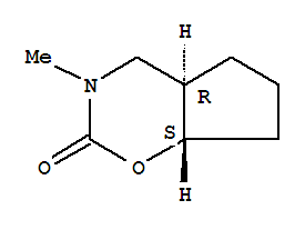 反式-(9ci)-六氢-3-甲基-环戊并[e]-1,3-噁嗪-2(3h)-酮结构式_86984-43-2结构式