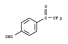 Benzaldehyde, 4-(trifluoroacetyl)-(9ci) Structure,86988-50-3Structure