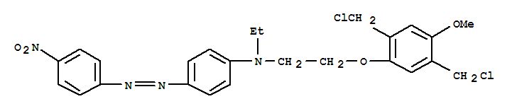 2,5-Bis(chloromethyl)-1-methoxy-4-(o-disperse red 1)benzene Structure,871126-40-8Structure