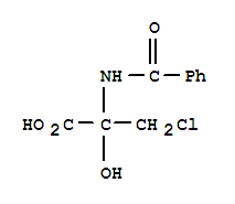 N-benzoyl-3-chloro-2-hydroxyalanine Structure,872789-94-1Structure