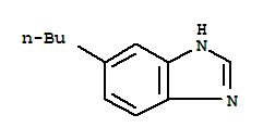 (9ci)-5-丁基-1H-苯并咪唑结构式_87353-76-2结构式