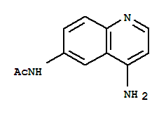 (5CI)-6-乙酰氨基-4-氨基喹啉结构式_874497-95-7结构式