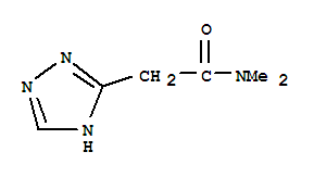 S-triazole-3-acetamide, n,n-dimethyl- (5ci) Structure,875239-17-1Structure