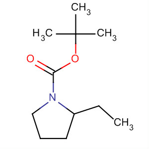 (R)-2-乙基吡咯烷-1-羧酸叔丁酯结构式_876617-06-0结构式