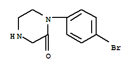 1-(4-Bromo-phenyl)-piperazin-2-one Structure,877679-22-6Structure