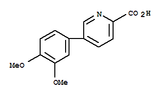 5-(3,4-Dimethoxyphenyl)picolinicacid Structure,87789-67-1Structure