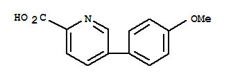 5-(4-Methoxyphenyl)picolinicacid Structure,87789-69-3Structure