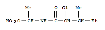 (5ci)-n-[dl-2-氯-3-甲基戊酰基]-丙氨酸结构式_879123-57-6结构式