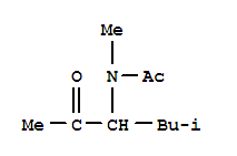 (5ci)-n-(1-乙酰基-3-甲基丁基)-n-甲基-乙酰胺结构式_879125-40-3结构式