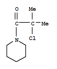 (9ci)-1-(2-氯-2-甲基-1-氧代丙基)-哌啶结构式_87968-02-3结构式