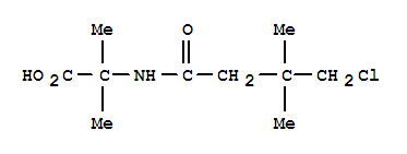 n-(4-氯-3,3-二甲基-1-氧代丁基)-2-甲基丙氨酸结构式_881019-99-4结构式