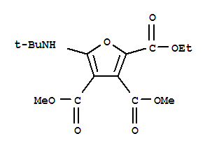 2,3,4-Furantricarboxylic acid,5-[(1,1-dimethylethyl)amino]-,2-ethyl 3,4-dimethyl ester Structure,882040-47-3Structure