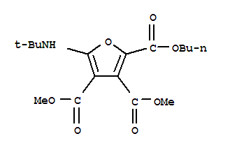 2,3,4-Furantricarboxylic acid,5-[(1,1-dimethylethyl)amino]-,2-butyl 3,4-dimethyl ester Structure,882040-48-4Structure