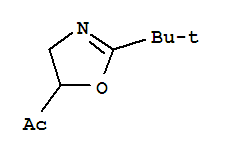 Ethanone, 1-[2-(1,1-dimethylethyl)-4,5-dihydro-5-oxazolyl]-(9ci) Structure,88309-23-3Structure