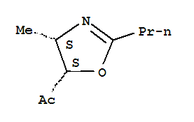 Ethanone, 1-(4,5-dihydro-4-methyl-2-propyl-5-oxazolyl)-, cis-(9ci) Structure,88309-25-5Structure