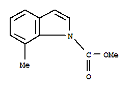 1H-indole-1-carboxylic acid,7-methyl-,methyl ester Structure,883233-95-2Structure