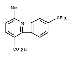 6-Methyl-2-[4-(trifluoromethyl)phenyl]-3-pyridinecarboxylic acid Structure,883241-16-5Structure