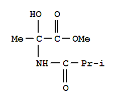 2-羟基-N-(2-甲基-1-氧代丙基)-丙氨酸甲酯结构式_883456-95-9结构式