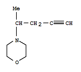 Morpholine, 4-(1-methyl-3-butynyl)-(9ci) Structure,88472-68-8Structure