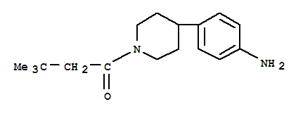 1-[4-(4-氨基苯基)-哌啶-1-基]-3,3-二甲基-1-丁酮结构式_885270-98-4结构式