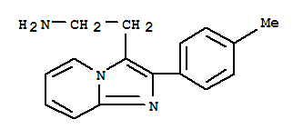 2-(2-对甲苯咪唑并[1,2-a]吡啶-3-基)-乙胺结构式_885272-80-0结构式