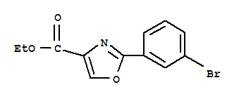 2-(3-Bromo-phenyl)-oxazole-4-carboxylic acid ethyl ester Structure,885273-06-3Structure