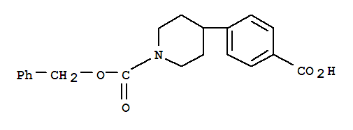 1-Cbz-4-(4-carboxy-phenyl)-piperidine Structure,885274-62-4Structure