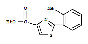 2-(O-tolyl)-thiazole-4-carboxylic acid ethyl ester Structure,885278-51-3Structure