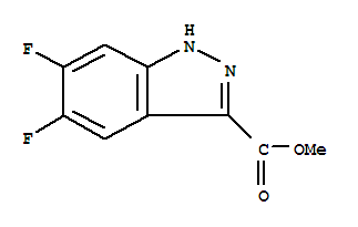 Methyl 5,6-difluoro-1h-indazole-3-carboxylate Structure,885279-01-6Structure