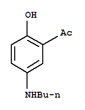 1-(5-丁基氨基-2-羟基苯基)-乙酮结构式_885280-46-6结构式