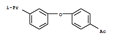 1-[4-(3-异丙基苯氧基)-苯基]-乙酮结构式_887574-90-5结构式