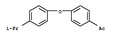 1-[4-(4-异丙基苯氧基)-苯基]-乙酮结构式_887574-95-0结构式