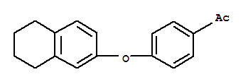 1-[4-(5,6,7,8-Tetrahydro-naphthalen-2-yloxy)-phenyl]-ethanone Structure,887576-99-0Structure