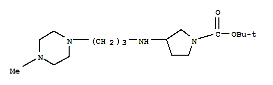 1-Boc-3-[(4-methyl-piperazin-1-ylpropyl)-amino]-pyrrolidine Structure,887579-20-6Structure