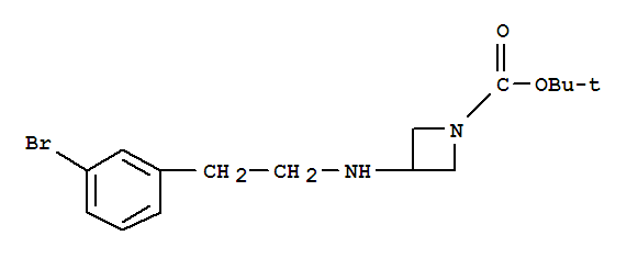 1-Boc-3-[2-(3-bromo-phenyl)-ethylamino]-azetidine Structure,887579-86-4Structure