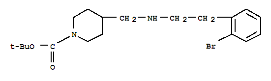 1-Boc-4-([2-(2-bromo-phenyl)-ethylamino]-methyl)-piperidine Structure,887581-97-7Structure