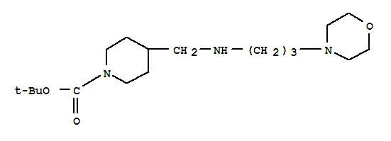 1-Boc-4-([3-(morpholin-4-yl)-propylamino]-methyl)-piperidine Structure,887583-50-8Structure