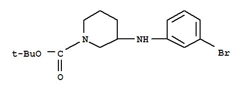 1-Boc-3-(3-bromo-phenylamino)-piperidine Structure,887584-15-8Structure