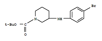 1-Boc-3-(4-bromo-phenylamino)-piperidine Structure,887584-22-7Structure