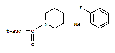 1-Boc-3-(2-fluoro-phenylamino)-piperidine Structure,887584-70-5Structure