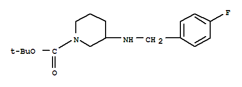 1-Boc-3-(4-fluoro-benzylamino)-piperidine Structure,887584-96-5Structure