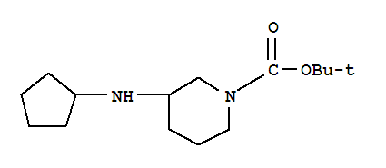 1-Boc-3-cyclopentylamino-piperidine Structure,887586-16-5Structure