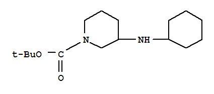 1-Boc-3-cyclohexylamino-piperidine Structure,887586-23-4Structure