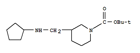 1-Boc-3-cyclopentylaminomethyl-piperidine Structure,887586-41-6Structure