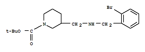 1-Boc-3-[(2-bromo-benzylamino)-methyl]-piperidine Structure,887587-10-2Structure